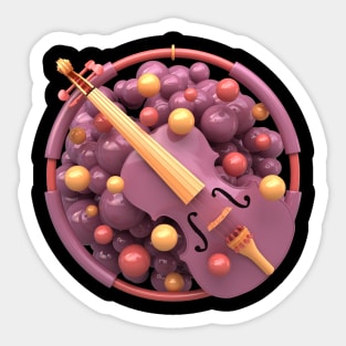 Violin Sticker